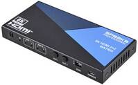 SpeaKa Professional SP-11571776 2+2 port HDMI mátrix switch Ultra HD-re alkalmas 7680 x 4320 pixel Fekete