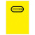 Protège-cahier PP A4 transparent/jaune