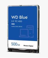 Blue Mobile 500GB HDD SATA 6Gb/s 7mm Blue WD5000LP, 2.5", 500 GB, 5400 RPM Festplatten