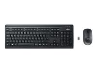 Lx410 Keyboard Mouse Included Rf Wireless Azerty Belgian Black Tastaturen