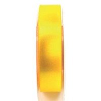 Doppelsatinband, 25mmx25m, gelb GOLDINA 8172025100025