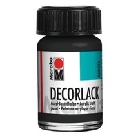 Decorlack Acryl, 15ml, schwarz MARABU 11300 039 073