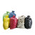 Bolsas de basura estándar, PEBD, 120 l, UE 250 unid., A x H 700 x 1100 mm, grosor del material 37 µm, amarillo.