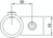 Rohrverbinder | Kreuzstück vorgesetzt 90° | 161D48 | 48,3 mm | 1 1/2" | Temperguss u. Elektrogalvanisiert