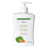 cosiMed Massageöl Mango-Melone mit Druckspender, Wellness Massage Öl, 500 ml