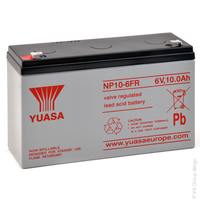 Batterie(s) Batterie plomb AGM YUASA NP10-6FR 6V 10Ah F4.8