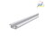 Reprofil T-Profil flach ET-01-08 für 8 - 9,3 mm LED Strips, Aluminium, eloxiert, Länge 300cm, Silber