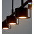 LED Pendelleuchte CLYDE Balken, 4-flammig, 4x 5W, 2700K, 4x 350lm, IP20, 3-Step MOODMAKER, schwarz