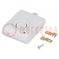 Enclosure: for remote controller; UREMOTE; X: 45mm; Y: 36mm; Z: 14mm