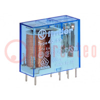 Relais: elektromagnetische; DPDT; Uspoel: 24VDC; 8A/250VAC; 900Ω