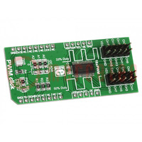 Click board; controller PWM; I2C; PCA9685PW; insteekprintplaat