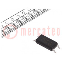 Opto-coupler; SMD; Ch: 1; OUT: transistor; Uisol: 5kV; Uce: 80V; SOP4L