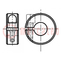 Anello di serraggio; BN 325; 20mm