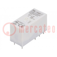 Relay: electromagnetic; SPDT; Ucoil: 24VDC; 16A; 16A/250VAC; socket