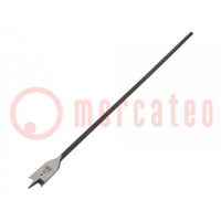 Drill bit; for wood; Ø: 25mm; L: 400mm; Mounting: 1/4" (E6,3mm)