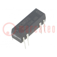 Relay: reed switch; SPST-NO; Ucoil: 12VDC; 500mA; max.150VDC; 10W