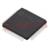 IC: PIC microcontroller; 512kB; 120MHz; 2.3÷3.6VDC; SMD; TQFP64