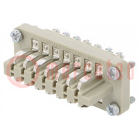 Connector: HDC; male; EPIC STA; PIN: 14; size H-A 10; 7.5A; 60V