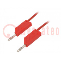 Conduttore di misurazione; 60VDC; 16A; con presa assiale 4mm