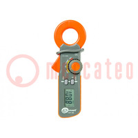 Meter: leakage current; pincers type; Øcable: 30mm; LCD; IP40