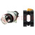 Switch: rotary with key; 22mm; Stabl.pos: 2; NC + NO; black; none