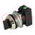 Switch: rotary; 30mm; Stabl.pos: 1; NC + NO; black; IP56; NEF30