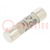 Fuse: fuse; gPV; 14A; 1000VDC; cylindrical; 10.3x38mm