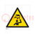Znak bezpieczeństwa; ostrzegawczy; PVC; W: 200mm; H: 200mm