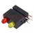 LED; in housing; red/yellow; 2.8mm; No.of diodes: 2; 2mA; 60°