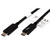 ROLINE Thunderbolt™ 3 kabel, 20G, 5A, M/M, zwart, 1 m