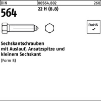 Sechskantschraube DIN 564 Ansatzspitze/A