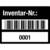 SafetyMarking Etik. Inventar-Nr. Barcode und 0001 - 1000 4 x 3 cm Rolle, VOID Version: 01 - schwarz