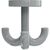 Produktbild zu Gancio triplo girevole HEWI 477.90.050 alt. 70 mm, poliamm.grigio pietra lucido