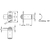 Skizze zu HEKNA Zylinder-Hebelschloss 6070 Typ 542 rechts, Schließhebel gekröpft, L 34 mm