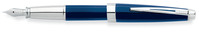 Füllfederhalter Cross Aventura M Blau mit Chromapplikationen, Geschenkverpackung