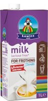 Mleko UHT do spieniania Łowicz, bez laktozy, 3.8%, 1l