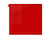 Tablica szklana MEMOBE, magnetyczna, czerwona, 45x45 cm