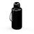 Artikelbild Drink bottle "Sports" clear-transparent incl. strap 1.0 l, black