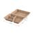Detailansicht Meal box "ToGo" XL, 3 sections, basic brown