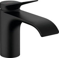 HANSGROHE 75012670 VIVENIS EINHEBEL-WASCHTISCHARMATUR 80 OHNE ABLAUFGARNITUR MATTSCHWARZ MITIGEUR MONOCOMMANDE POUR LAVABO, NOIR