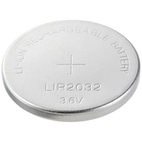 VOLTCRAFT LIR2032 PILE BOUTON RECHARGEABLE LIR 2032 LITHIUM 45 MAH 3.6 V 1 PC(S) VC-12714080