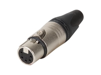 NEUTRIK - CONNECTEUR XLR, 5 POINTS FEMELLE, ARGENTE, NICKEL NC5FX
