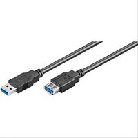 EWENT EC1007 CABLE USB 1 M USB 3.2 GEN 1 (3.1 GEN 1) USB A NEGRO