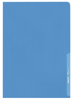 Sichthülle Standard, A4, PP, genarbt, dokumentenecht, blau