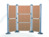 Multifunktionswand Modular Paneele aus Kork, 880 x 1180, kork