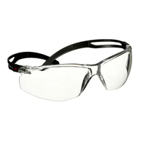 3M SF501AF-BLK biztonsági szemellenző és szemüveg Védőszemüveg Polikarbonát (PC) Fekete