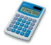 Ibico 082X calculatrice Poche Calculatrice basique Bleu, Blanc