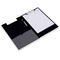 Rapesco Foldover Clipboard organiseur personnel PVC Noir