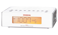 Sangean RCR-5 Radio Uhr Silber, Weiß