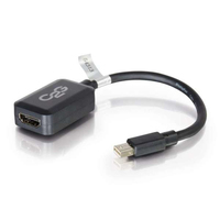 C2G 0.2m Mini DisplayPort M / HDMI F 0,2 m Nero